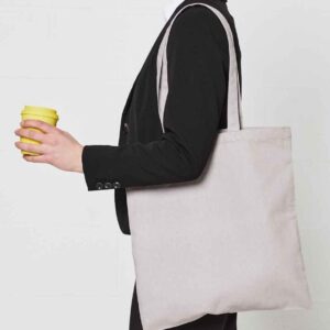 Brand Lab Cotton Long Handle Shopper | Silver