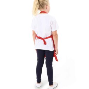 Brand Lab Kids Basic Adjustable Bib Apron | Red