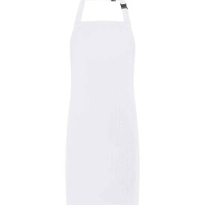 Brand Lab Kids Basic Adjustable Bib Apron | White