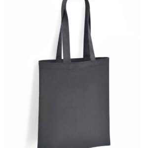 Brand Lab Organic Cotton Long Handle Shopper | Charcoal