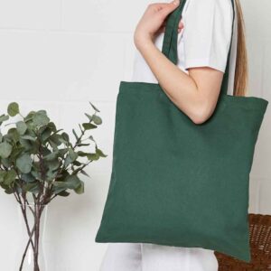 Brand Lab Organic Cotton Long Handle Shopper | Forest Green