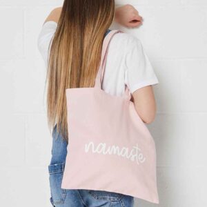 Brand Lab Organic Cotton Long Handle Shopper | Light Pink