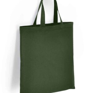 Brand Lab Organic Cotton Short Handle Shopper | Forest Green