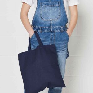 Brand Lab Organic Cotton Short Handle Shopper | Navy
