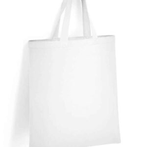Brand Lab Organic Cotton Short Handle Shopper | White