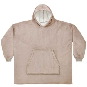 Brand Lab Oversized Hooded Blanket | Nude