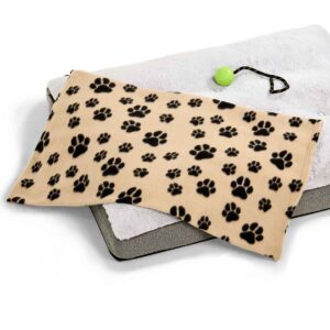 Brand Lab Pet Polar Fleece Blanket | Paw Print