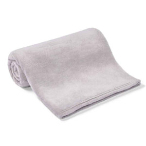 Brand Lab Pet Teddy Fleece Blanket | Silver Grey