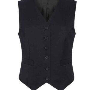 Brook Taverner Ladies Concept Omega Waistcoat | Black