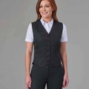 Brook Taverner Ladies Concept Omega Waistcoat | Charcoal