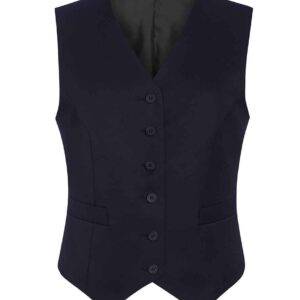 Brook Taverner Ladies Concept Omega Waistcoat | Navy