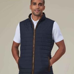 Brook Taverner Tampa Quilted Gilet | Navy