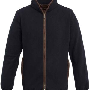 Brook Taverner Unisex Baltimore Fleece Jacket | Gunmetal