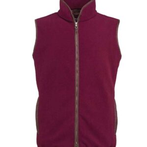 Brook Taverner Unisex Cincinatti Fleece Gilet | Fig