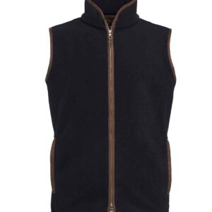 Brook Taverner Unisex Cincinatti Fleece Gilet | Gunmetal