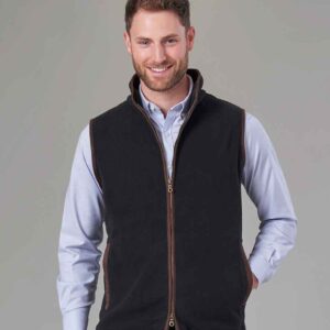 Brook Taverner Unisex Cincinatti Fleece Gilet | Navy