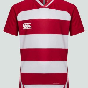 Canterbury Evader Hooped Jersey | Red/White