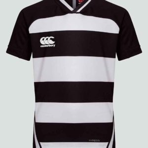 Canterbury Kids Evader Hooped Jersey | Black/White