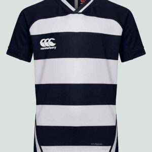 Canterbury Kids Evader Hooped Jersey | Navy/White
