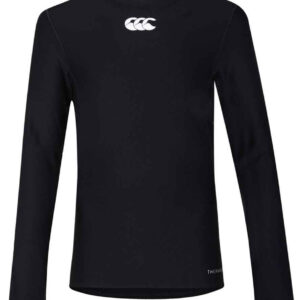 Canterbury Kids ThermoReg Long Sleeve Base Layer | Black