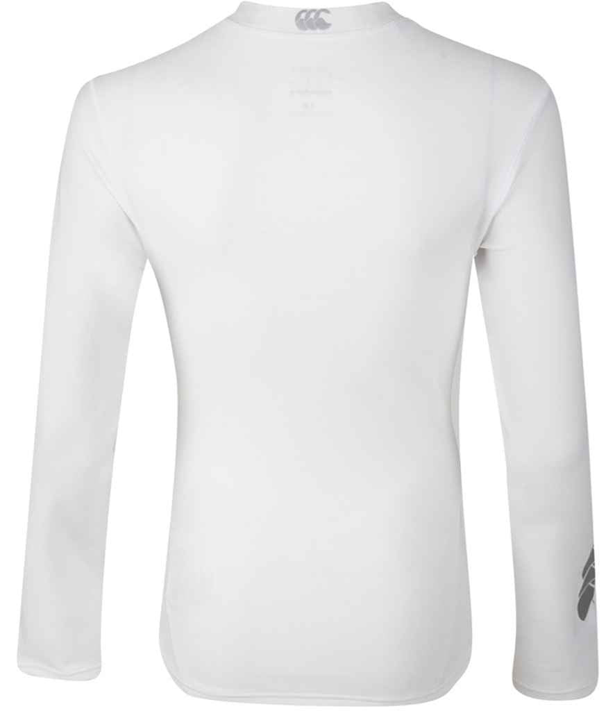 Canterbury Kids ThermoReg Long Sleeve Base Layer | White - Image 2