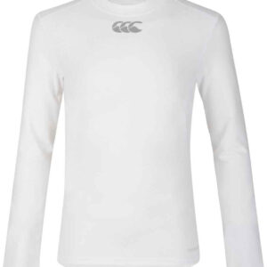 Canterbury Kids ThermoReg Long Sleeve Base Layer | White