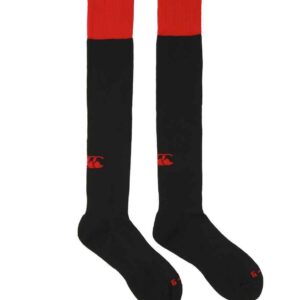 Canterbury Playing Cap Socks | Black/Red