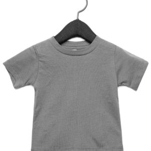 Canvas Baby Crew Neck T-Shirt | Asphalt