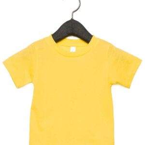 Canvas Baby Crew Neck T-Shirt | Yellow