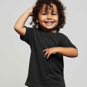 Canvas Toddler Crew Neck T-Shirt | Black