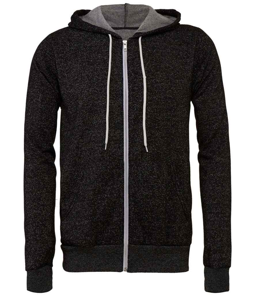 Canvas Unisex Full Zip Hoodie | Dark Grey