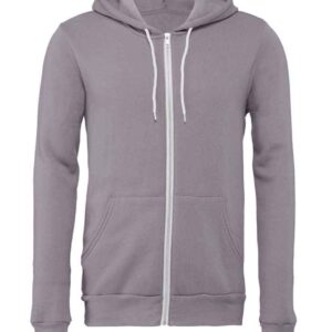 Canvas Unisex Full Zip Hoodie | Storm