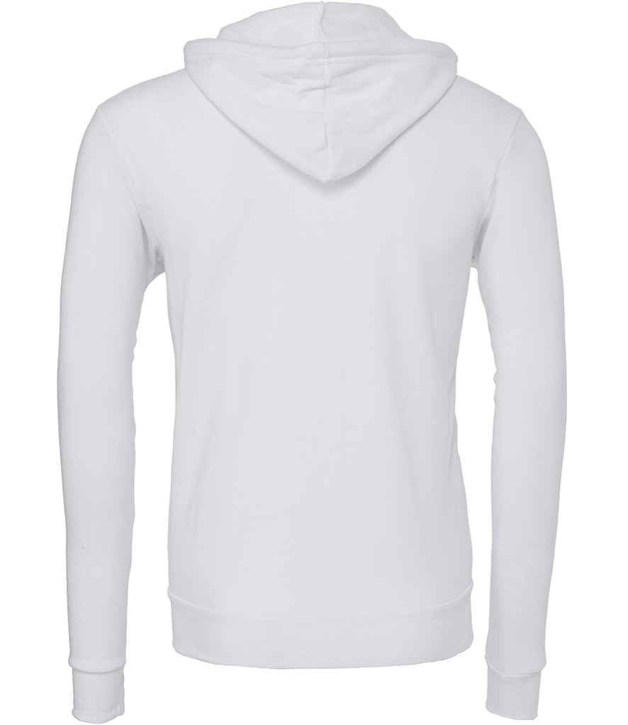 Canvas Unisex Full Zip Hoodie | White - Image 2