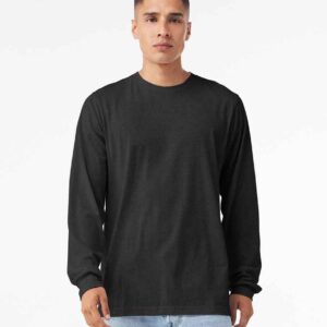 Canvas Unisex Heather CVC Long Sleeve T-Shirt | Dark Grey