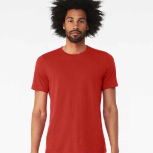 Canvas Unisex Heather CVC T-Shirt | Heather Red