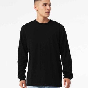 Canvas Unisex Jersey Long Sleeve T-Shirt | Black