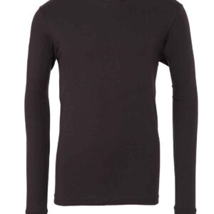 Canvas Unisex Jersey Long Sleeve T-Shirt | Dark Grey Solid