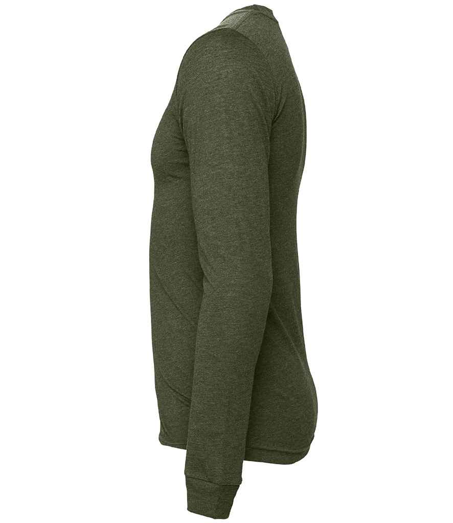 Canvas Unisex Jersey Long Sleeve T-Shirt | Military Green - Image 3