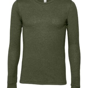 Canvas Unisex Jersey Long Sleeve T-Shirt | Military Green