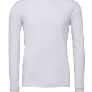 Canvas Unisex Jersey Long Sleeve T-Shirt | White