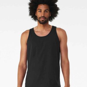 Canvas Unisex Jersey Tank Top | Black