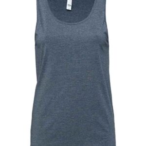 Canvas Unisex Jersey Tank Top | Heather Navy