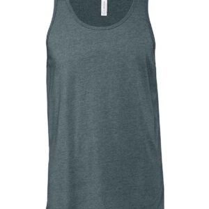 Canvas Unisex Jersey Tank Top | Heather Slate