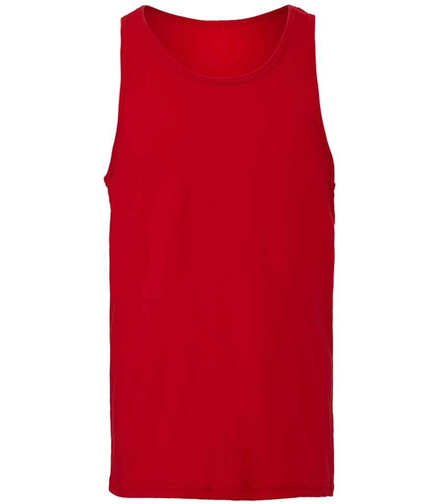 Canvas Unisex Jersey Tank Top | Red