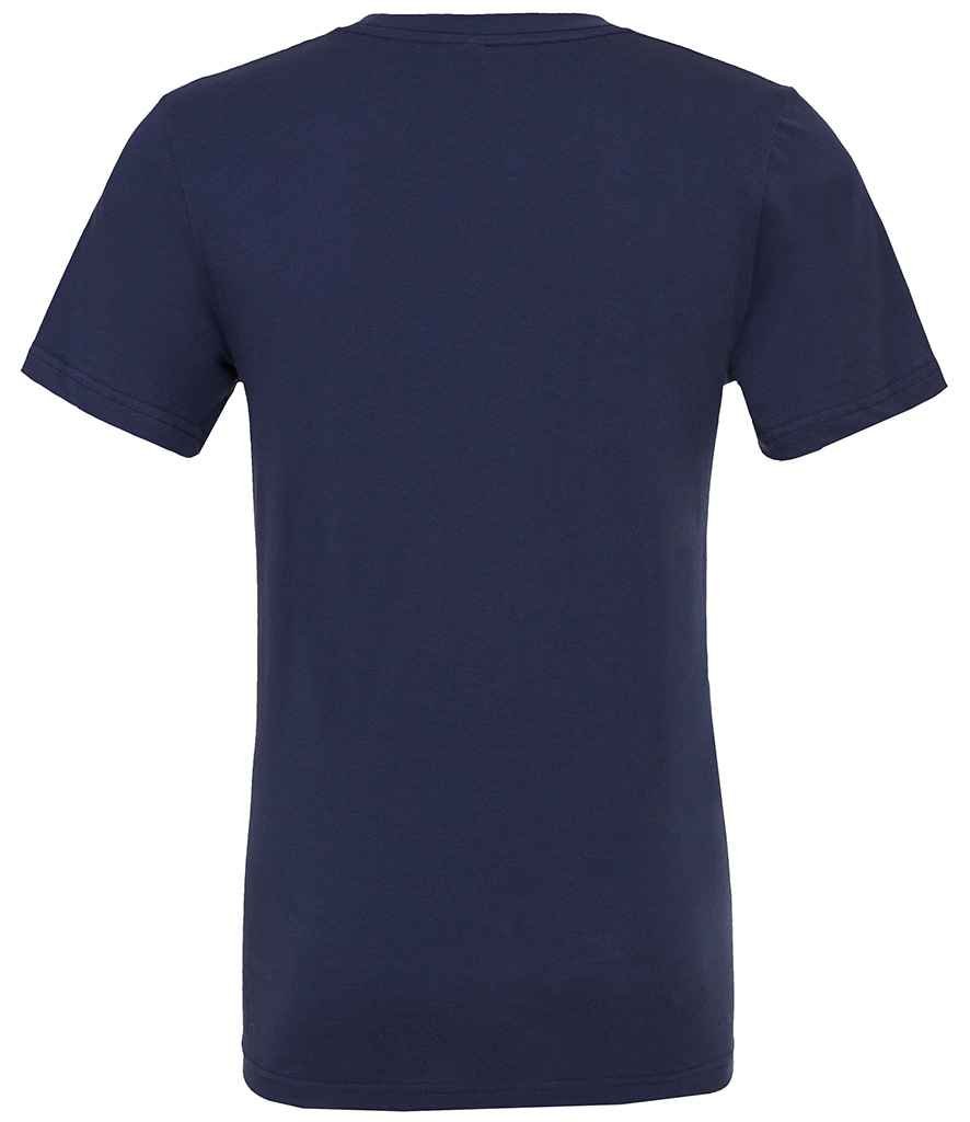 Canvas Unisex Jersey V Neck T-Shirt | Navy - Image 2