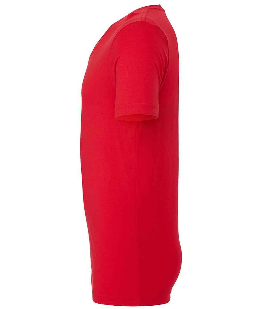 Canvas Unisex Jersey V Neck T-Shirt | Red - Image 3