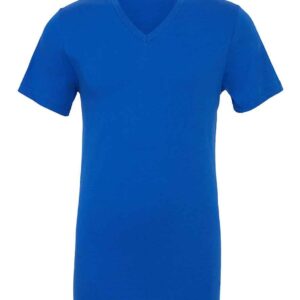 Canvas Unisex Jersey V Neck T-Shirt | True Royal
