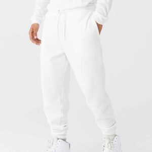 Canvas Unisex Jogger Sweat Pants | White