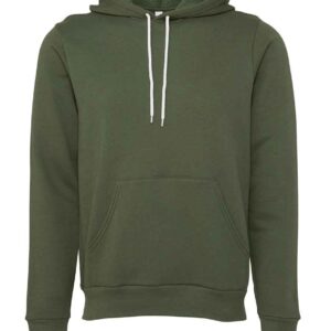 Canvas Unisex Pullover Hoodie | Military Green