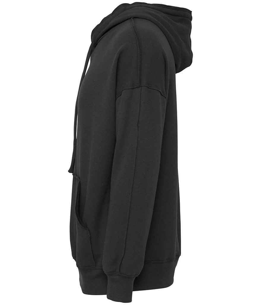 Canvas Unisex Raw Seam Hoodie | Dark Grey - Image 3